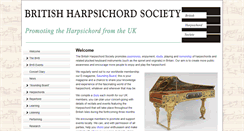 Desktop Screenshot of harpsichord.org.uk