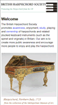 Mobile Screenshot of harpsichord.org.uk