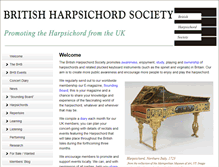 Tablet Screenshot of harpsichord.org.uk